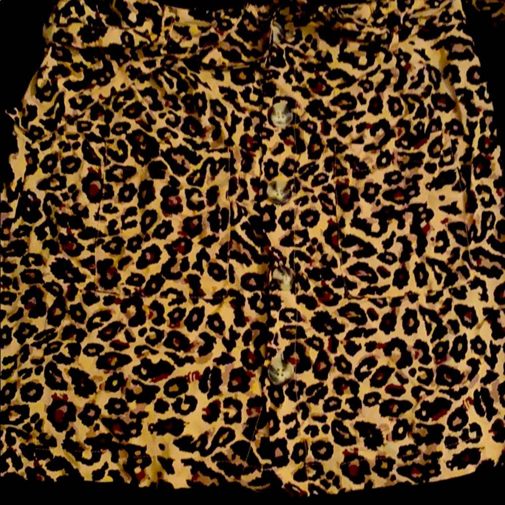 Brand new cheetah print skirt